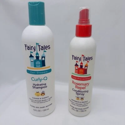 SET Fairy Tales Curl Shapers Curly-Q Champú Hidratante + Spray Repelente de Romero Foto 1 de 4