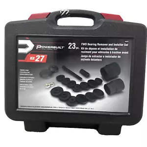 Powerbuilt Front Wheel Drive Bearing Remover and Installer 23pc Set Sealed New - Bild 1 von 10