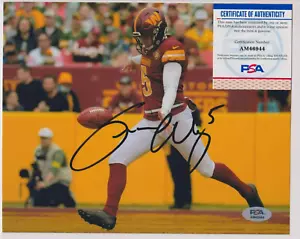 TRESS WAY Signed Picture 8x10 Photo AUTOGRAPH PSA/DNA COA Washington Commanders - Picture 1 of 1