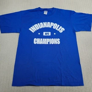 Indianapolis Colts Shirt Mens Large Blue NFL Football AFC Champions 2010 - Picture 1 of 8