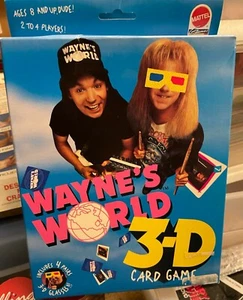 Wayne's World 3-D Card Game 1992 Mattel - Picture 1 of 1