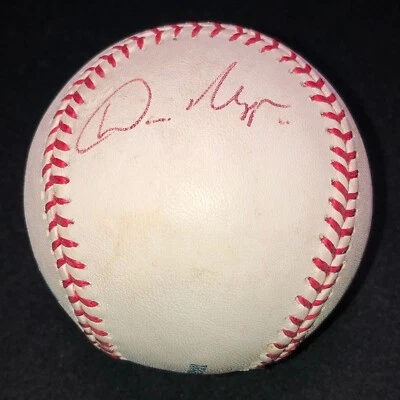 Dan Uggla Firmado Rawlings Oficial Grandes Ligas Béisbol Florida Marlins Braves Foto 1 de 3