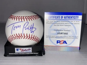 Tom Ricketts Firmado Oficial de Grandes Ligas de Béisbol (CHICAGO CUBS) con Certificado de Autenticidad PSA - Imagen 1 de 2
