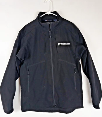 511 Tactical Jacket Mens Large Black Full Zip Pockets Soft Shell Logo Print - Image 1 of 4