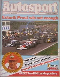 AUTOSPORT magazine 25 October 1984 including the 2 free posters - Imagen 1 de 5
