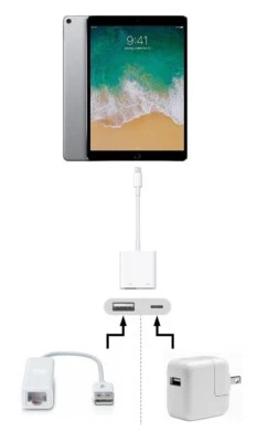 Genuine Apple A1277 USB To Ethernet Adapter MC704ZM/A For Macbook Air/Pro  - Image 1 of 2