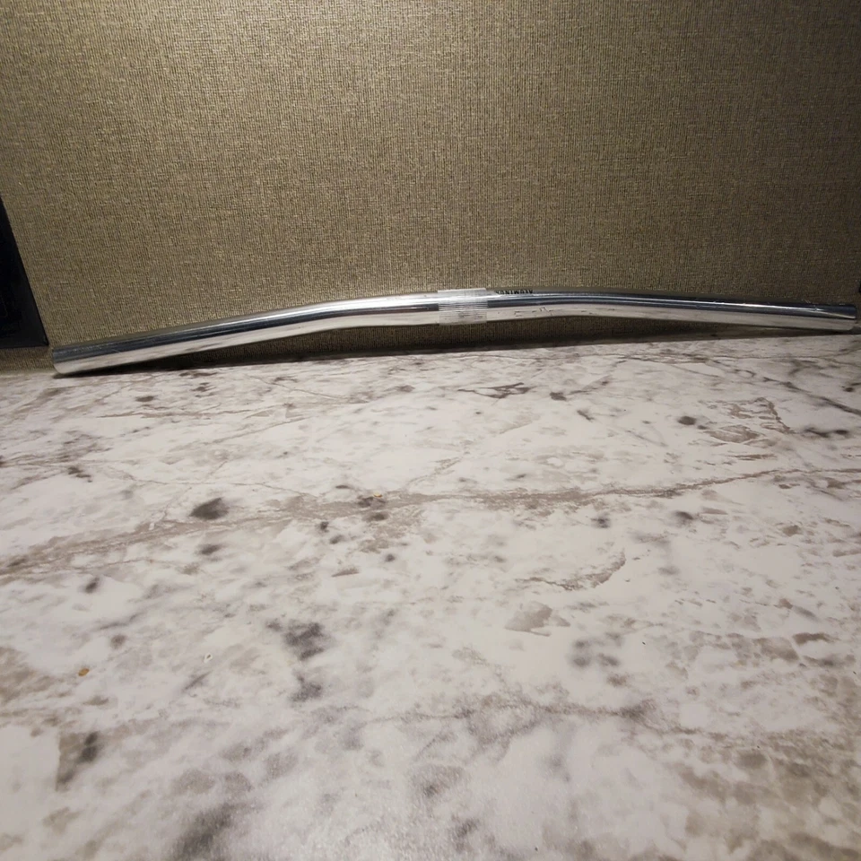 复古 HL 铝制 MTB 车把平杆 MTB-AL-110PP W:580 97.11 银色 — 第 1/4 张图片