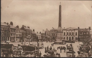 Ripon, N Yorkshire - Market Place - Philco postcard, 1923 pmk - Picture 1 of 2