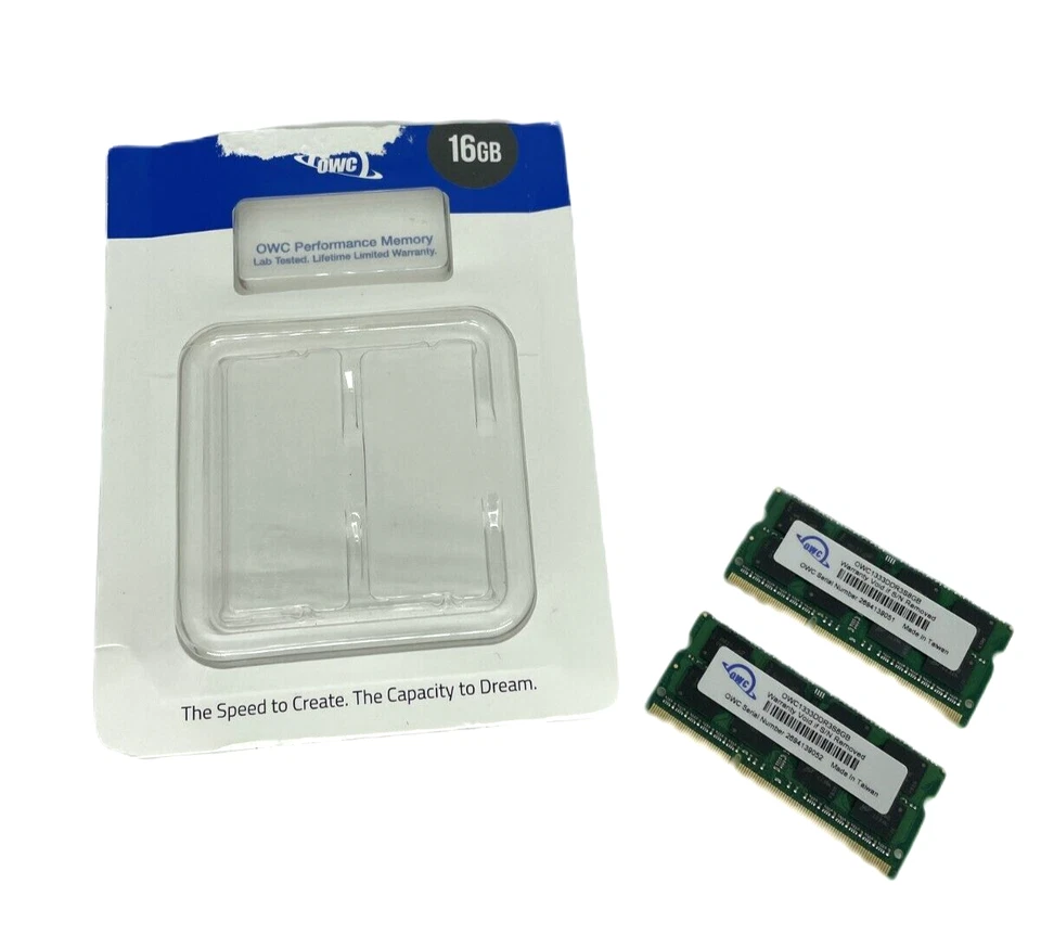OWC 16GB Memory Upgrade Kit 2x8GB DDR3 1333MHz für 2011 Mac PC Gebraucht R1658 - Bild 1 von 2