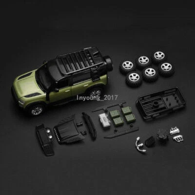 1/43 Land Rover Defender 110 Model Car Kit Diecast Toy Vehicle Toys for Boys - Image 1 of 4