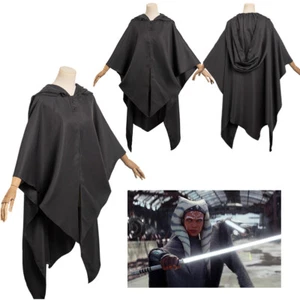 Star Wars Ahsoka Tano Cosplay Costume Outfit Cloak Halloween Carnival Cape Cloak - Picture 1 of 12