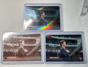 2023 TOPPS STADIUM CLUB MASATAKA YOSHIDA 3X SEPIA REFRACTOR RED RC ROOKIE - Picture 1 of 2