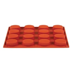 Pavoni Formaflex Silicone Oval Mould in Red Dishwasher Safe Non Stick - 16 Cup - Picture 1 of 3