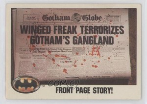 1989 O-Pee-Chee Batman Front Page Story! #38 1u6