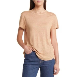 FRAME Easy True Linen Tee. NWT. Size Large. Retail- $138 - Bild 1 von 5