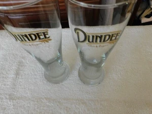 Dundee Ales & Lagers Pilsner Bierglas 2er Paar klar - Bild 1 von 4