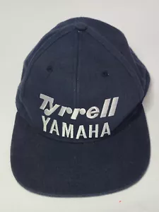 Vintage TYRRELL YAMAHA F1 Embroidered Racing Cap Blue - Picture 1 of 9