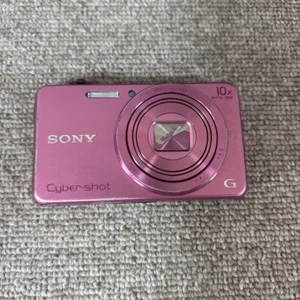 SONY Cyber shot DSC-WX220 Pink Digital Camera Compact Used From Japan - Picture 1 of 6