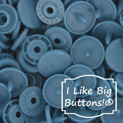 KAM Plastic SnapsB27 Dull Turquoise-Size 20/T5-No Sew Snap Buttons Sewing Crafts - Image 1 of 4