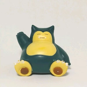 Snorlax Pokemon Mini Figure Tomy Nintendo Bandai Japan 1.5" 4cm - Foto 1 di 5