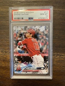 2018 Topps Holiday Shohei Ohtani RC Rookie Card #17 Angels PSA 10 GEM MINT - Bild 1 von 1