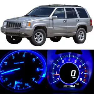 For 93-1998 Jeep Grand Cherokee Gauge Cluster Blue LED Kit Dash Instrument Light - Picture 1 of 1