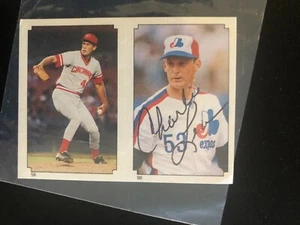 Montreal Expos CHARLIE LEA autographed 1984 Topps Sticker - Picture 1 of 2