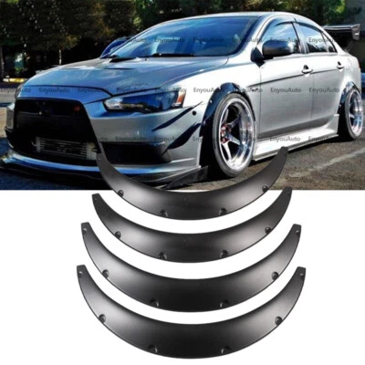 35" For Mitsubishi Universal Fender Flares Wheel Extra Arches Wide Body Kit 4Pcs - Image 1 of 4