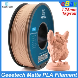 Geeetech Matte PLA 3D Printer Filament 1.75mm 1kg Matte Terracotta Matte Texture - Picture 1 of 9