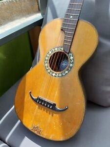 Meinel & Herold German Vintage Parlor Guitar From 1920