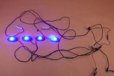 Suzuki GSXR 600 R6 2008-2009 luces de roca LED azules Foto 1 de 4