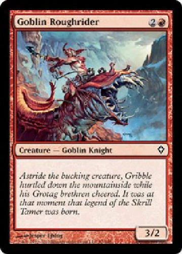 GOBLIN ROUGHRIDER Worldwake MTG Magic the Gathering Cards DJMagic - Image 1 of 1