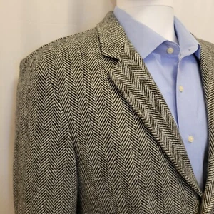 Rag & Bone sport coat mens large slim 38-40 British Moon Cloth Tweed gray black - Picture 1 of 22