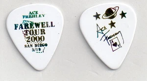 Ace Frehley KISS San Diego Guitar Pick 031900 Farewell Tour 2000 - Picture 1 of 1