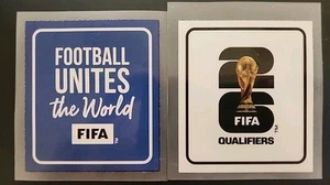 Juego de insignia parche manga camiseta de los clasificatorios para la Copa Mundial de la FIFA 2026 talla de emisión del jugador - Imagen 1 de 4