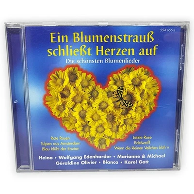 Ein Blumenstrauß schließt Herzen auf Die schönsten Blumenlieder CD Sampler Heino - Bild 1 von 4