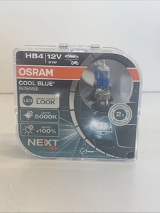 Osram Cool Blue Intense (HB4) Headlight Bulbs (Pair) - Extra White Light - Picture 1 of 4