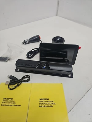 Scosche Wireless Solar Powered Backup Camera System Missing Mount For Display - Image 1 of 4