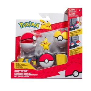 Pokémon Clip ‘N’ Go Belt Set - 2-Inch Pickachu Battle Figure with Clip ‘N’ Go Be - Picture 1 of 7