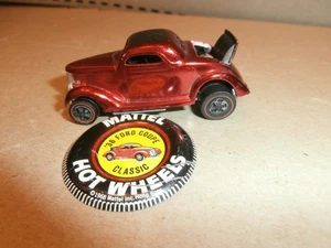 Auto d'epoca 1968 Hot Wheels linea rossa con distintivo Classic 36 Ford Coupè - Foto 1 di 14