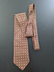 Corbata Austin Reed Marrón Estampado Floral Cosecha Colores - Imagen 1 de 2