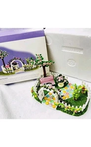 DEPT 56 ONE HOP WALK Snow Village Ostern 2002 # 56.55160 mit Box Bunny Park Tulpen - Bild 1 von 5