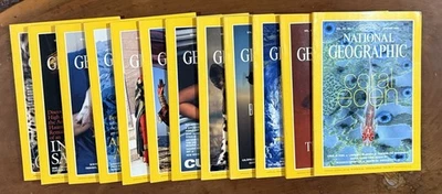 VINTAGE National Geographic Magazine 1999 Full Year - 12 Issues PLUS ALL 5 Maps - Image 1 of 4