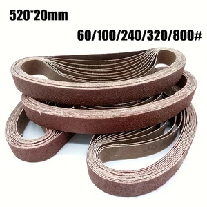 520 x 20 mm 10 Stck. 60/100/240/320/800 # Klein Mini Bandschleifer zum Schleifen Edelstahl  - Bild 1 von 17