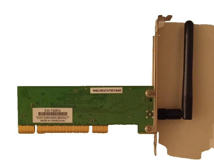 SCHEDA RETE WIFI PCI IEEE802.11 B/G EDIMAX EW-7326IG - Immagine 1 di 2