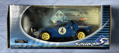 SOLIDO Lancia Stratos Rally 1/18 Blue Solido Minicar WRC Lancia Stratos 1979 #4 - Image 1 of 4