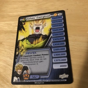 DBZ Dragon Ball Z FOIL Gohan, Energized 98 CCG Unlimited Babidi Saga MP-HP - Picture 1 of 2
