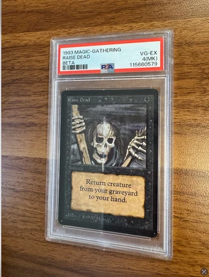 1993 Magic: The Gathering - Beta - RAISE DEAD -PSA 4 (MK) - Image 1 of 2