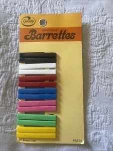 Correas de pelo Goody 1975 vintage 2 pulgadas 14 paquete #5514 ajustadas multicolores EE. UU. - Imagen 1 de 4