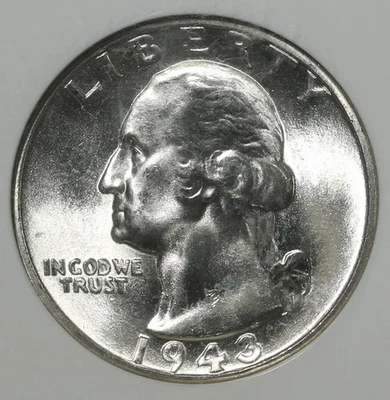 1943 S NGC MS66 Quarter Dollar - Image 1 of 3